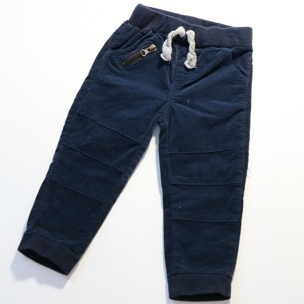 🥳HP🥳Navy Corduroy Joggers by Deux par Deux